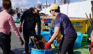 Over 3.5 tonnes of waste collected from Manoel Island Marina